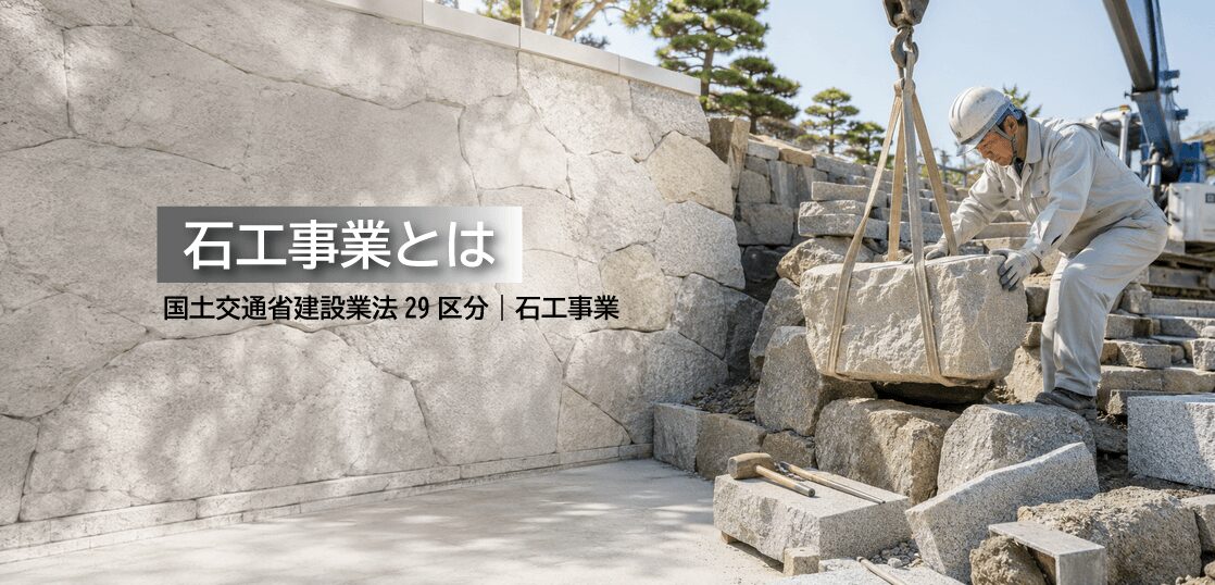 石工事業とは？仕事内容・工事例・建設業許可・一人親方労災保険をわかりやすく解説