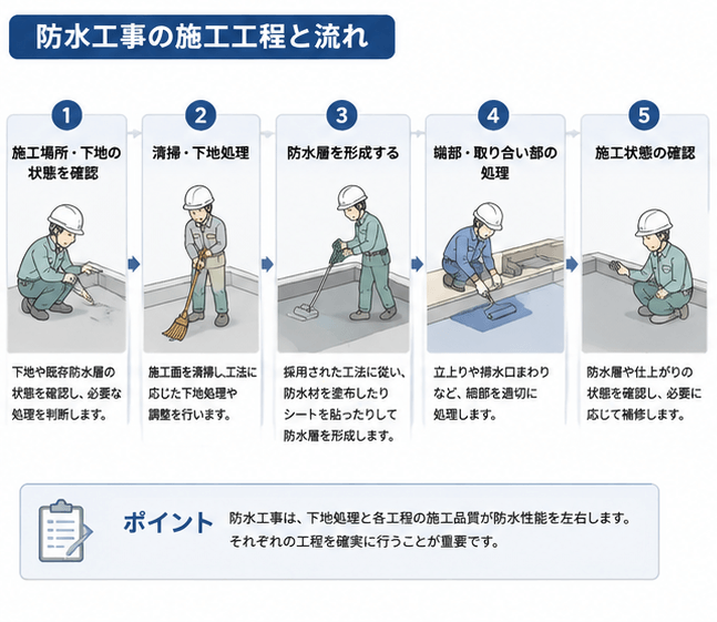 防水工事工程