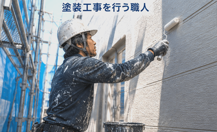 塗装工事の職人