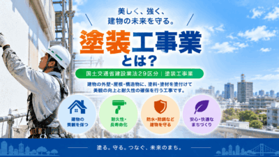塗装工事業とは？仕事内容・種類・一人親方の労災保険まで解説
