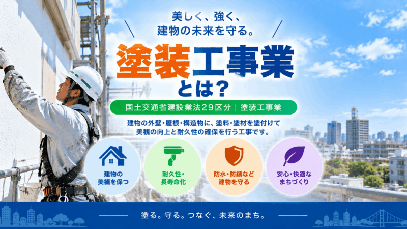 塗装工事業とは？仕事内容・種類・一人親方の労災保険まで解説
