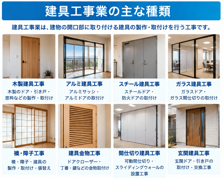 建具工事種類